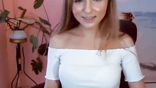 Gloryloves cute blonde takes off her blouse and shows elastic tits 2020-04-02