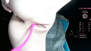 _your_insane tattooed teen with nipple piercings enjoys smoking and masturbating her pussy with fingers, a vibrator and a rubber cock 2020-09-15 19:00