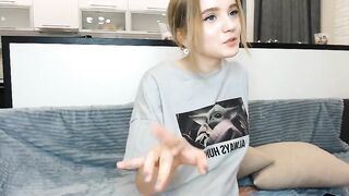 Sonjashy throwing legs over head, the cutie inserts a dildo in her ass and masturbates her pussy 2020-12-14