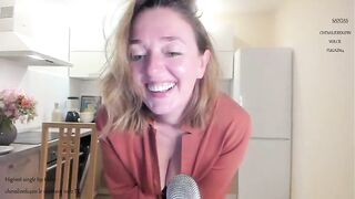 Braingirl erotic solo of a busty milf on a kitchen 2021-01-09
