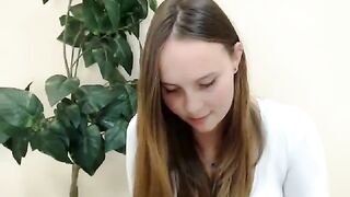 Angelapop cutie slowly strips off and shows her round tits 2019-09-20