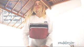 Kendalltyler charming girl in a sweater loves to touch her big tits and masturbate her pussy in panties 2019-09-20 17:49
