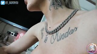2badforyou lady with silicone lips masturbates both her sweet holes 2021-06-03