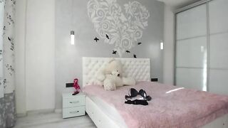 N3xx cute blonde takes off her shirt and shows her elastic boobs 2021-01-12