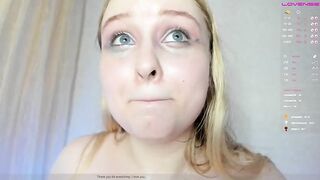 Teeencute curvy blonde masturbates pussy and sucks rubber cock 2021-03-12