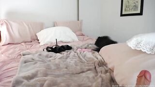 Liveprettygirl blonde licks a rubber phallus and fingering anal 2021-04-18