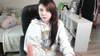 Ifeeltheneed amateur brunette slowly undresses and fingers her clit 2021-04-03