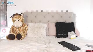 Skarlet_key hot tattooed brunette touches her mouth-watering boobs 2021-02-25