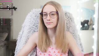 Angeellina hot blonde spreads her legs and touches her pussy through panties2021-02-25