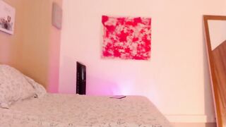 Connie_ brunette beauty with glasses touches her charms 2019-02-04