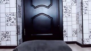 Korean_devil naked asian girl in a hat masturbates her vagina on the floor 2019-02-26