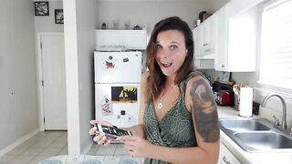 Nellebeachgirl lady shows her neat boobs with piercings 2019-02-28