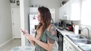 Nellebeachgirl lady shows her neat boobs with piercings 2019-02-28
