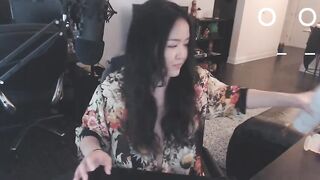 Zilla_x asian woman with big tits strips and masturbates her vagina in the chair 2019-03-10