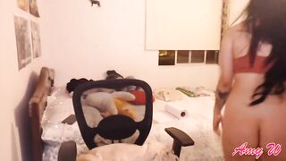 Amywilliams1 inked oriental lady pleases a hairy pudenda 2019-12-07