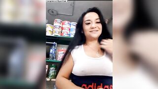 Indira_nahali saleswoman fingers a hairy vagina in a show after work 2020-11-23