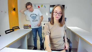Game__of__porn cutie with glasses fingering pussy behind the guy's back 2020-12-06