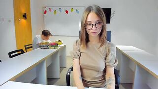 Game__of__porn cutie with glasses fingering pussy behind the guy's back 2020-12-06