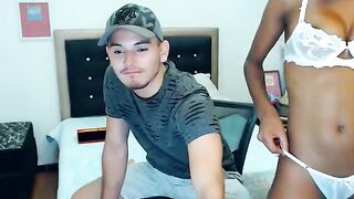 Eliosartemis slim Ebony relieves a sexual tension near her boyfriend online 2019-10-07