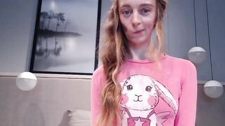 Shyschoolgrl modest doll with long hair in a pink blouse smiles very nicely at the camera 2019-10-07 18:58