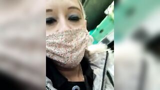 Hotmilfmilly horny mature lady jerks off her vagina in the car 2020-12-28