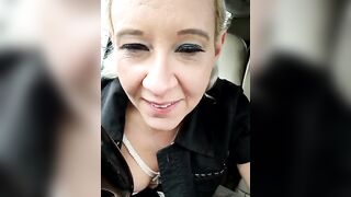 Hotmilfmilly horny mature lady jerks off her vagina in the car 2020-12-28
