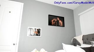 Curvymodelmilf horny busty milf jerks off vagina and sucks a rubber penis 0:53 2021-01-24