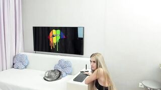 Brilliant_18 slender blonde shows delicious tits and twirls her ass 2021-02-12