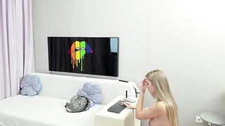 Brilliant_18 slender blonde shows delicious tits and twirls her ass 2021-02-12