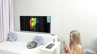 Brilliant_18 slender blonde shows delicious tits and twirls her ass 2021-02-12