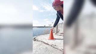 Alisafist redhead lady loves to fuck her hole outdoors 2021-04-30