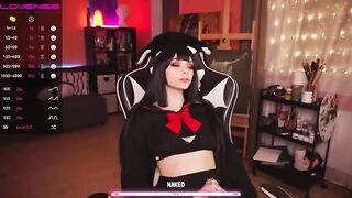 Holliwould anime girl deepthroats a long rubber penis 2021-05-04