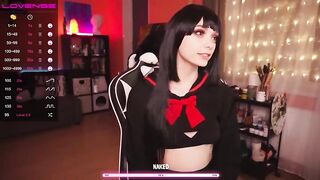 Holliwould anime girl deepthroats a long rubber penis 2021-05-04