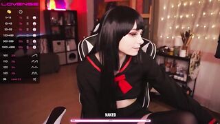 Holliwould anime girl deepthroats a long rubber penis 2021-05-04