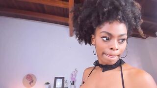 Sweet__ebony big tit ebony swallows a rubber cock and jerks vagina 2021-05-20