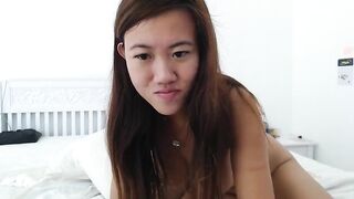 Felicia_busty busty asian touches protruding nipples and fucks pussy with a dildo 2021-05-27