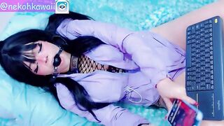 Naoko_mori busty anime girl jerks off her wet pussy 2021-06-06