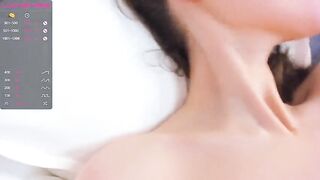 Beckymartens girl lies on her stomach and drives a vibrator along her plump pussy 2021-06-13