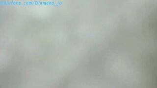 Diamond_jo busty tattooed blonde rides a rubber cock 2021-06-18