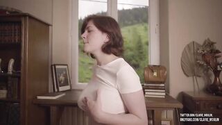 Claire_moulin horny amateur brunette touching her big tits 2021-06-18