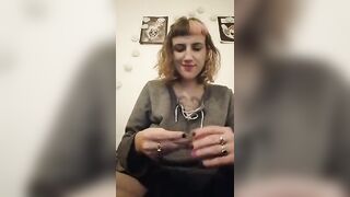 Danausmiau inked blonde with natural tits fingers her hole 2019-10-18