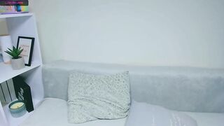 Gabbi_i skinny tattooed girl with short hair and nipple clamps masturbates her pussy even through white panties 2021-09-29 19:43