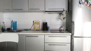Candymini teen exposes her tiny tits and masturbates her horny cunt hard with a vibrator in the kitchen 2021-07-14 12:22
