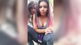 Candacexxhot teen bares her tight ass in front of her young chubby friend with big tits in public 2019-02-05 21:58