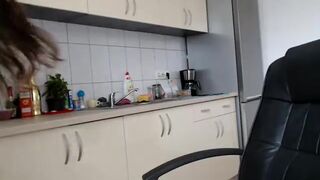 Candy4youx lovely girls cares herself on a kitchen 2019-05-07