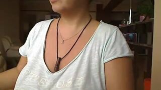 Lady violin curvy girl plays with her boobs and mouth-watering ass 2019-05-07