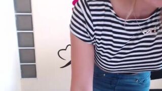 Milenaxs naughty girl twists her tight ass in white panties  2019-05-13