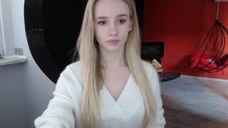 Anik201 sexy blonde dances exciting striptease and shows charms  2019-05-13