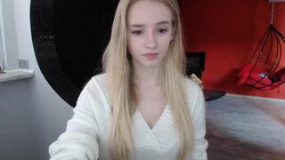 Anik201 sexy blonde dances exciting striptease and shows charms  2019-05-13